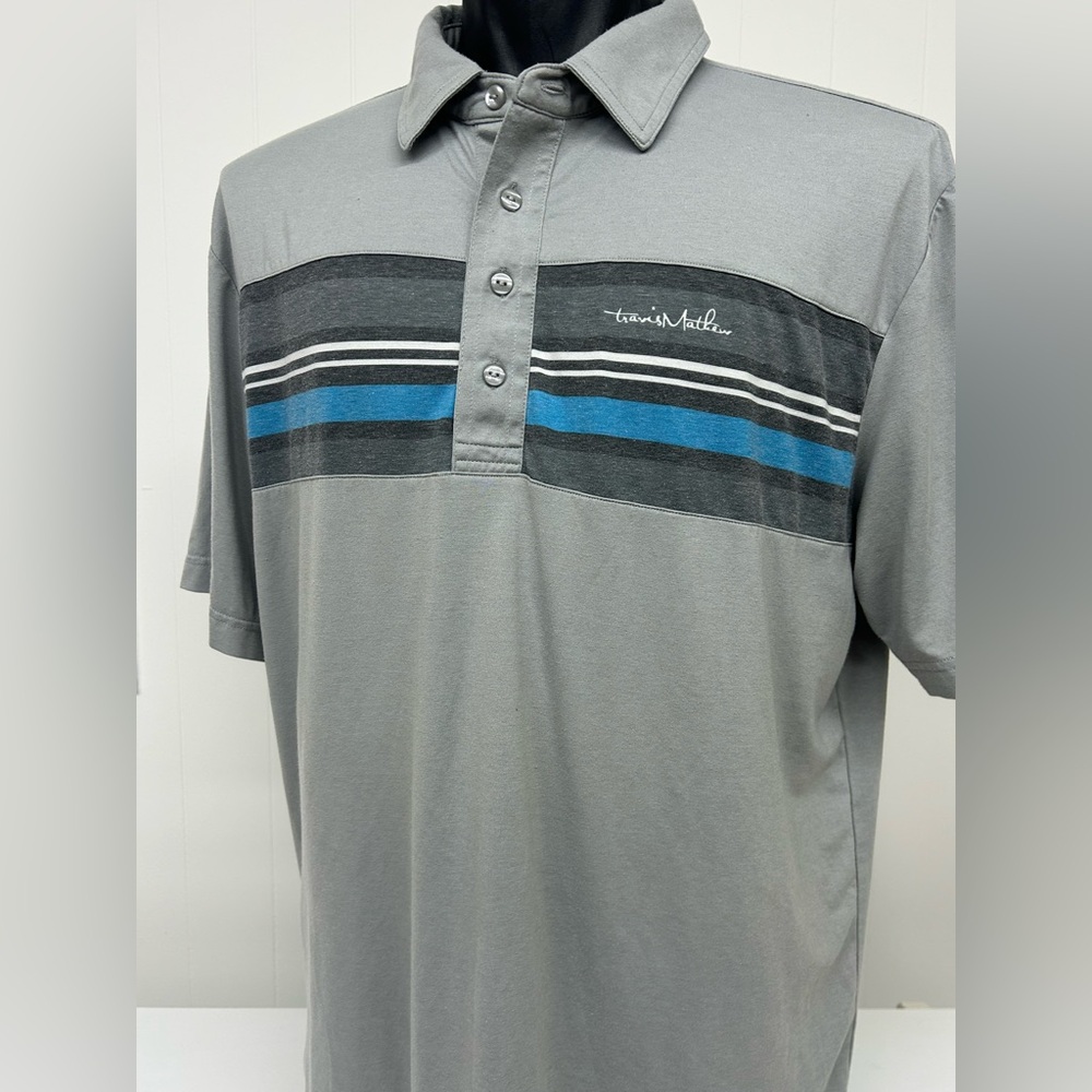 TRAVIS MATHEW men’s size large soft cotton golf polo